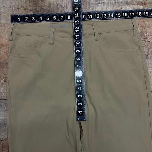 Eddie Bauer Pant Mens 36x32 Actual 35x31 Slim Tan Horizon Guide Chino Stretch 5% - Picture 3 of 10